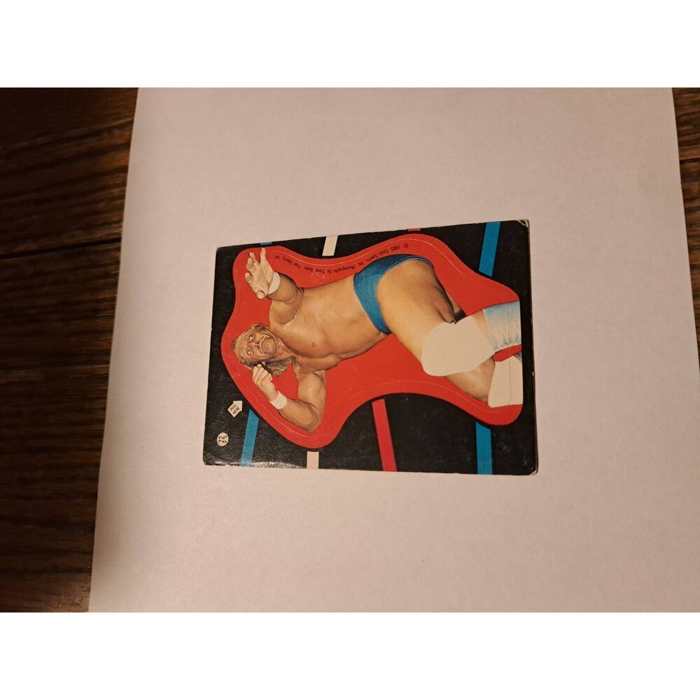 Vintage 1985 WWF Hulk Hogan Sticker Card #22 Titan Sports WWE Wrestling